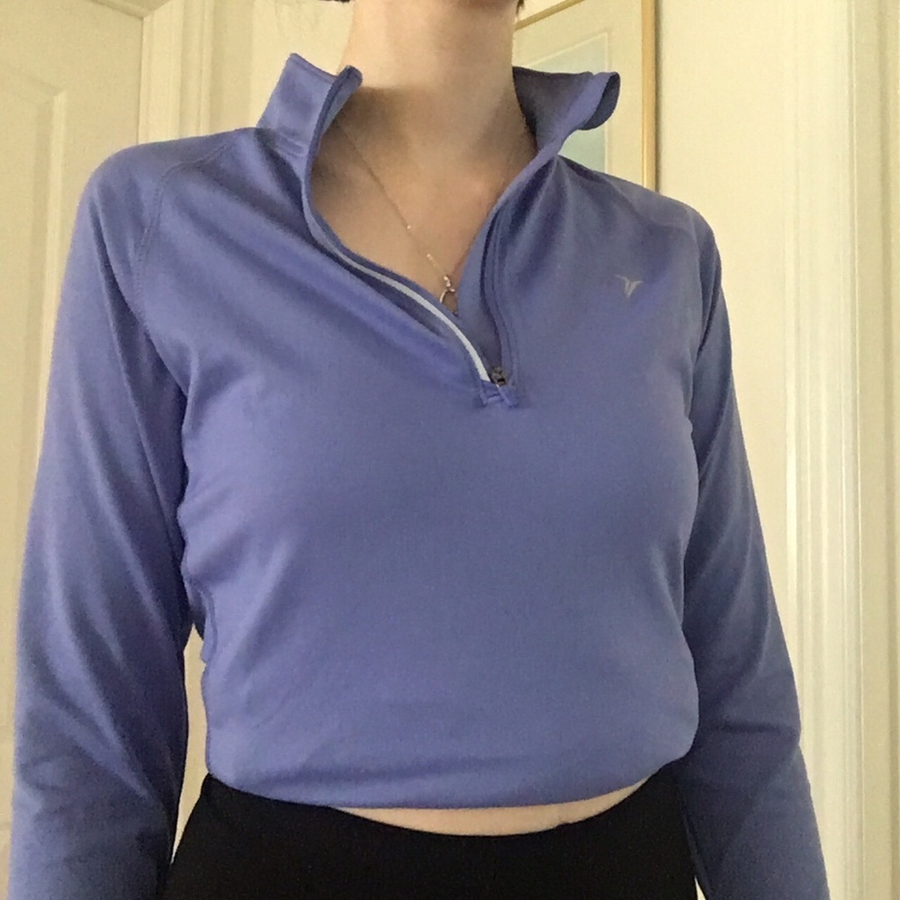 3/4 Long sleeve zip up